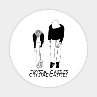 Crystal Castles line art Magnet